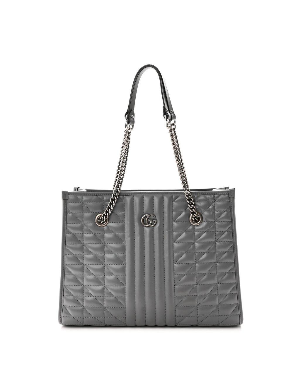 Gucci Calfskin Matelasse Aria Medium Gg #369667G13B